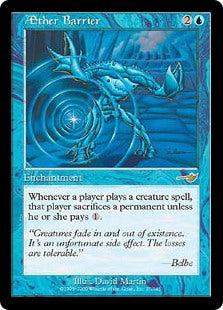 【Foil】(NEM-RU)AEther Barrier/上天の障壁【英語】