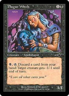 【Foil】(NEM-CB)Plague Witch/疫病妖術使い【日本語】