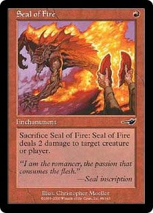 【Foil】(NEM-CR)Seal of Fire/炎の印章【英語】