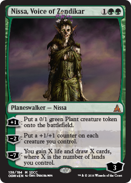 (Promo-SDCC)Nissa, Voice of Zendikar/ゼンディカーの代弁者、ニッサ 【SDCC2016】【英語】