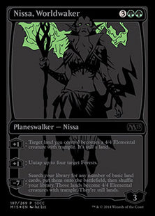 (Promo-SDCC)Nissa, Worldwaker/世界を目覚めさせる者、ニッサ 【SDCC2014】【英語】