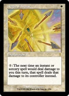 【Foil】(ODY-RW)Aegis of Honor/名誉の神盾【英語】