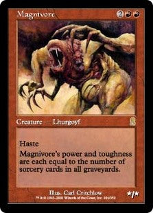 【Foil】(ODY-RR)Magnivore/猛烈に食うもの【英語】