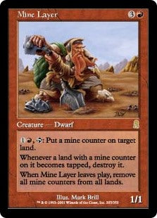 【Foil】(ODY-RR)Mine Layer/地雷の敷設者【日本語】