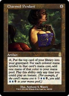 【Foil】(ODY-RA)Charmed Pendant/魔力を持つペンダント【日本語】