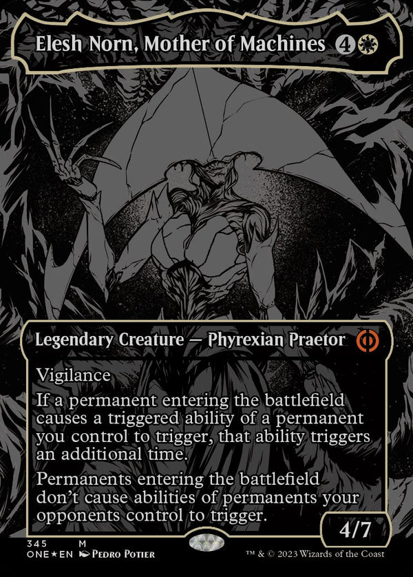 【オイルスリック・FOIL】(ONE-MW)Elesh Norn, Mother of Machines/機械の母、エリシュ・ノーン【英語】