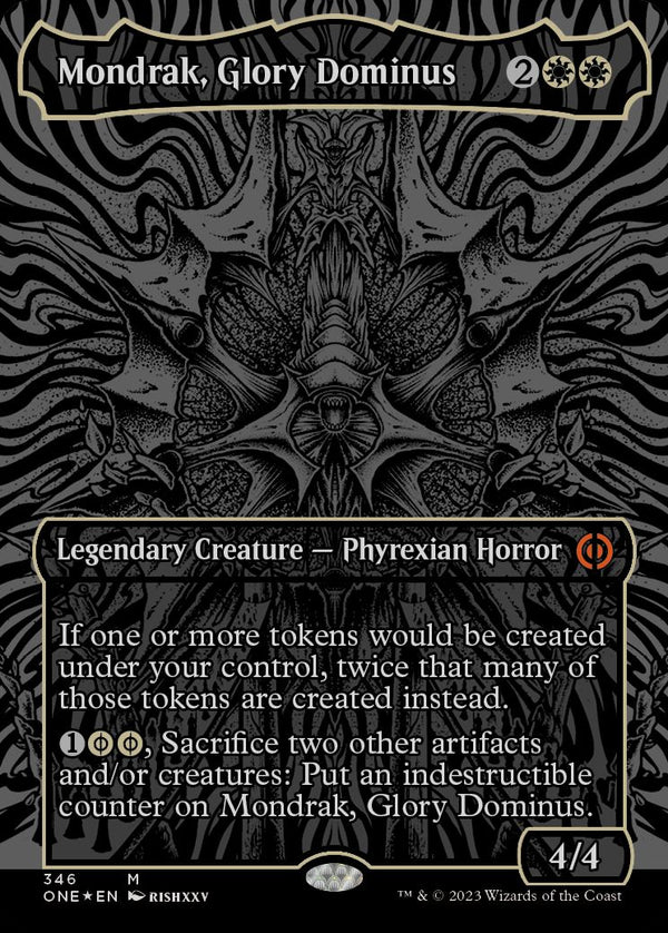 【オイルスリック・FOIL】(ONE-MW)Mondrak, Glory Dominus/栄光のドミヌス、モンドラク【英語】