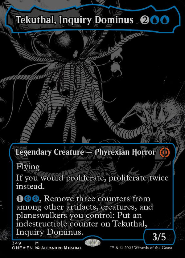 【オイルスリック・FOIL】(ONE-MU)Tekuthal, Inquiry Dominus/尋問のドミヌス、テクータル【英語】