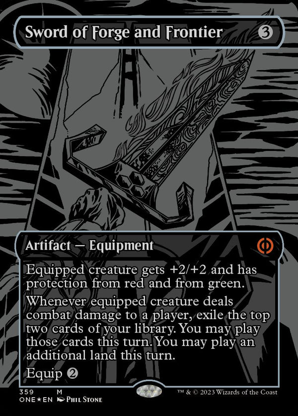 【オイルスリック・FOIL】(ONE-MA)Sword of Forge and Frontier/鉱炉と前線の剣【英語】