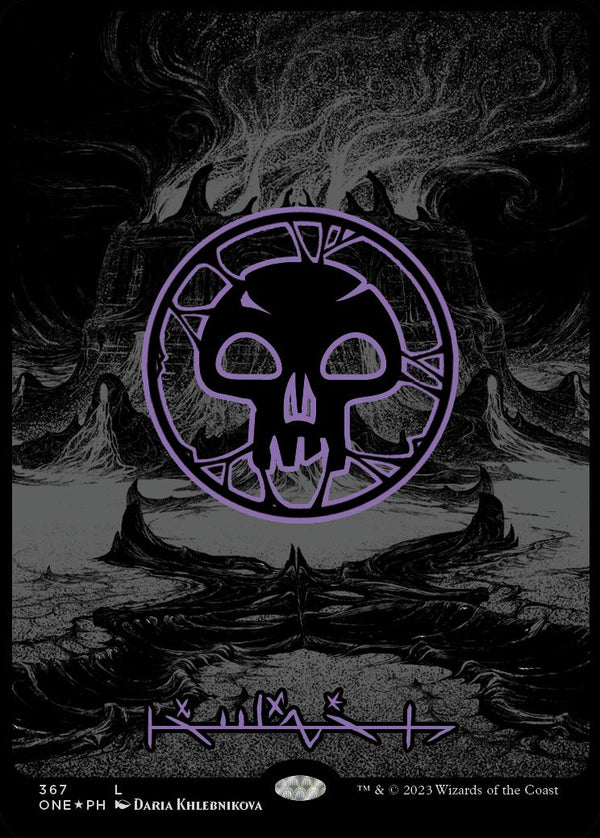 【オイルスリック・FOIL】(ONE-CL)Swamp/沼【No.367】【英語】