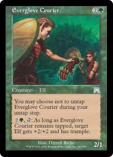 【Foil】(ONS-UG)Everglove Courier/常籠手の急使【英語】
