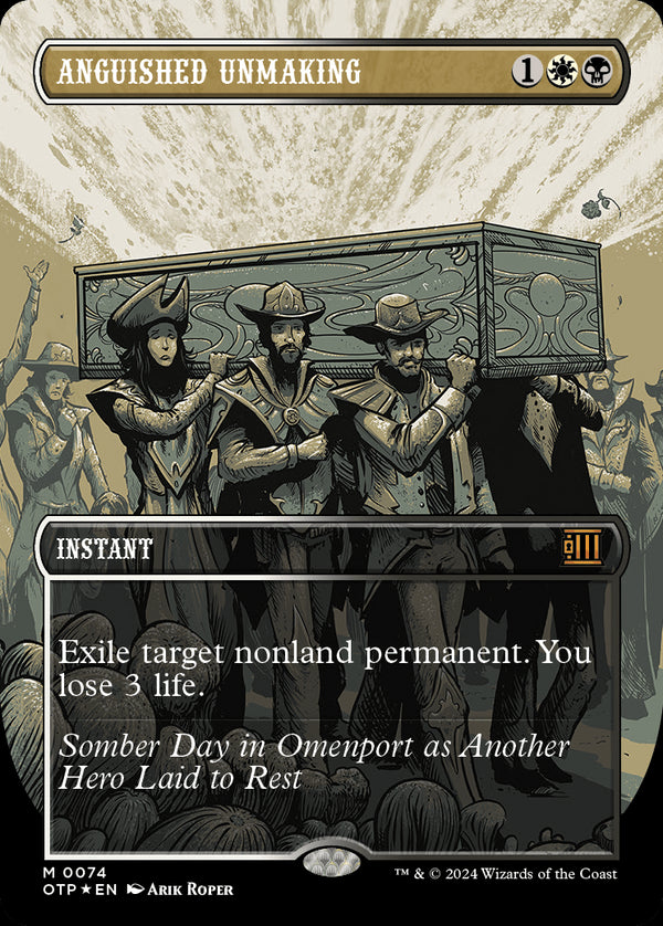 【テクスチャー・フォイル】(OTP-MM)Anguished Unmaking/苦渋の破棄【No.0074】【英語】