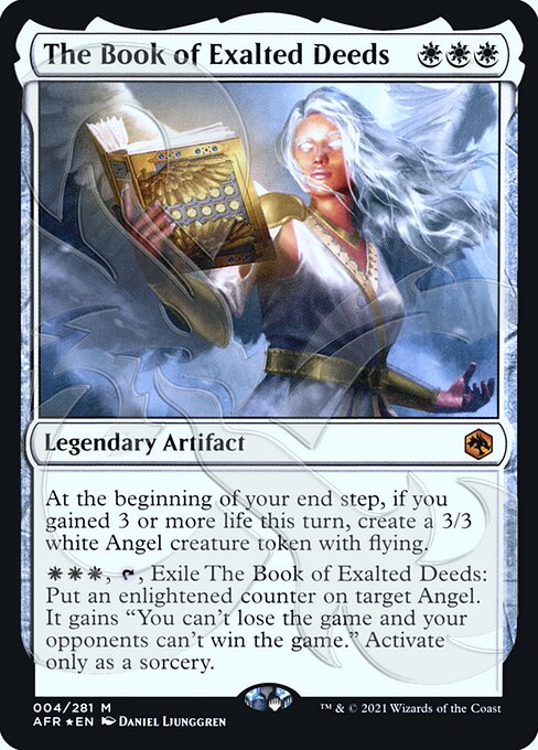 (Promo-PAFR-MW)The Book of Exalted Deeds/高貴なる行いの書【Ampersand Foil】【英語】