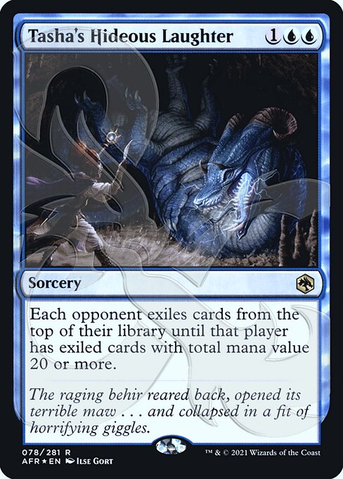 (Promo-PAFR-RU)Tasha's Hideous Laughter/ターシャズ・ヒディアス・ラフター【Ampersand Foil】【英語】