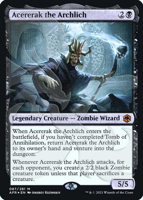 (Promo-PAFR-MB)Acererak the Archlich/アーチリッチ、アサーラック【Ampersand Foil】【英語】
