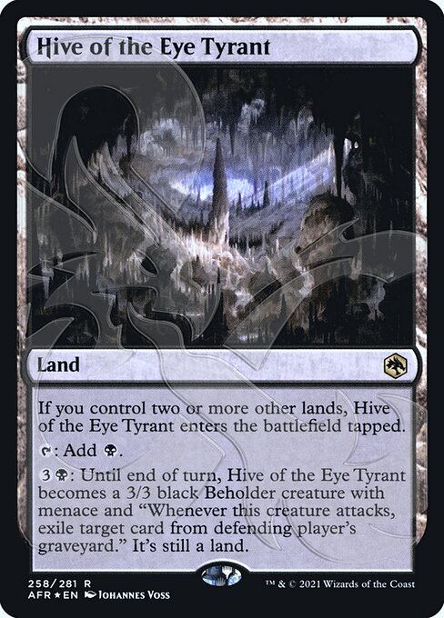 (Promo-PAFR-RL)Hive of the Eye Tyrant/目玉の暴君の住処【Ampersand Foil】【英語】