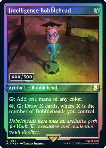 【Serial Number】(PIP-UA)Intelligence Bobblehead/インテリジェンスのボブルヘッド【英語】