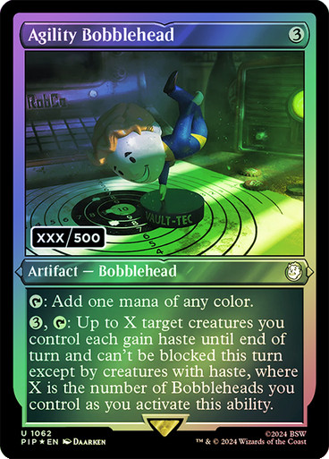 【Serial Number】(PIP-UA)Agility Bobblehead/アジリティのボブルヘッド【英語】