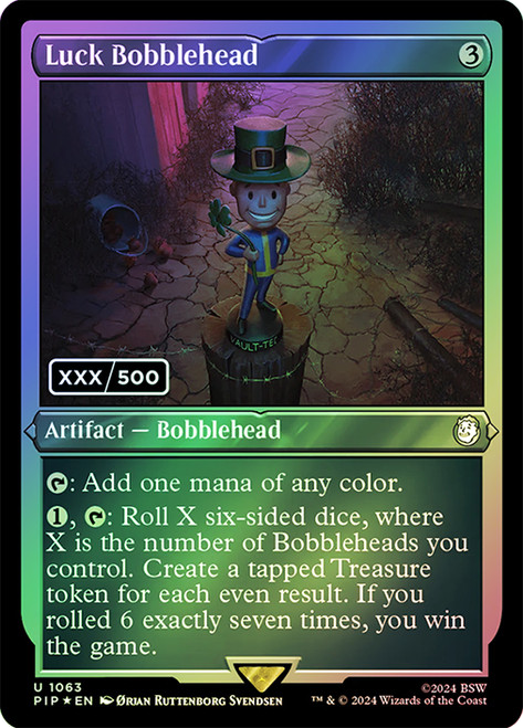 【Serial Number】(PIP-UA)Luck Bobblehead/ラックのボブルヘッド【英語】