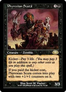 【Foil】(PLS-RB)Phyrexian Scuta/ファイレクシアの盾持ち【英語】
