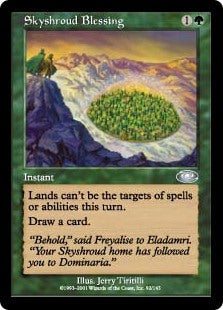 【Foil】(PLS-UG)Skyshroud Blessing/スカイシュラウドの祝福【日本語】