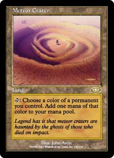 【Foil】(PLS-RL)Meteor Crater/隕石のクレーター【日本語】