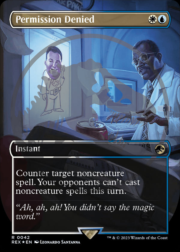 【Foil】【ロゴ入り版・ボーダーレス】(REX-RM)Permission Denied/権限否認【No.0042】【英語】