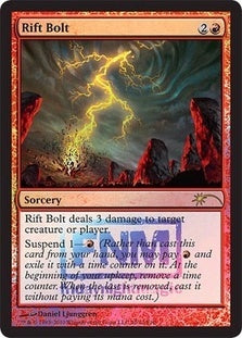 【Foil】(Promo-FNM)Rift Bolt/裂け目の稲妻【英語】