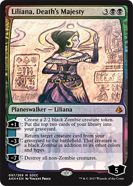 (Promo-SDCC)Liliana, Death's Majesty/死の権威、リリアナ 【SDCC2017】【英語】