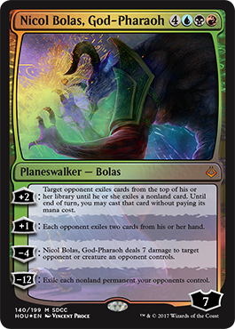 (Promo-SDCC)Nicol Bolas, God-Pharaoh/王神、ニコル・ボーラス【SDCC2017】【英語】