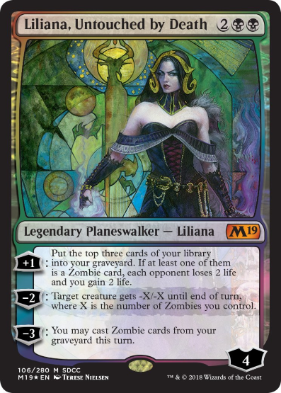 (Promo-SDCC)Liliana, Untouched by Death/死が触れぬ者、リリアナ【SDCC2018】【英語】