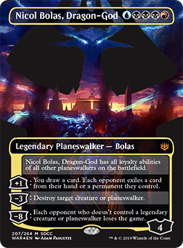 (Promo-SDCC)Nicol Bolas, Dragon-God/龍神、ニコル・ボーラス【SDCC2019】【英語】