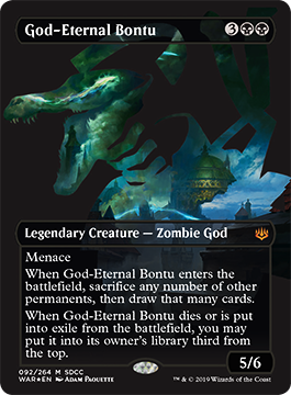 (Promo-SDCC)God-Eternal Bontu/永遠神バントゥ【SDCC2019】【英語】