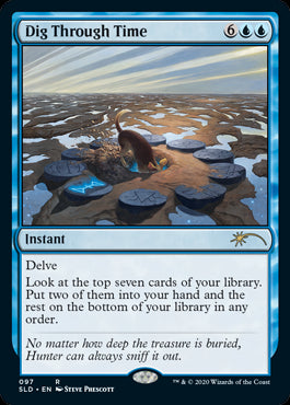 【Foil】(SLD-RU)Dig Through Time/時を越えた探索【英語】