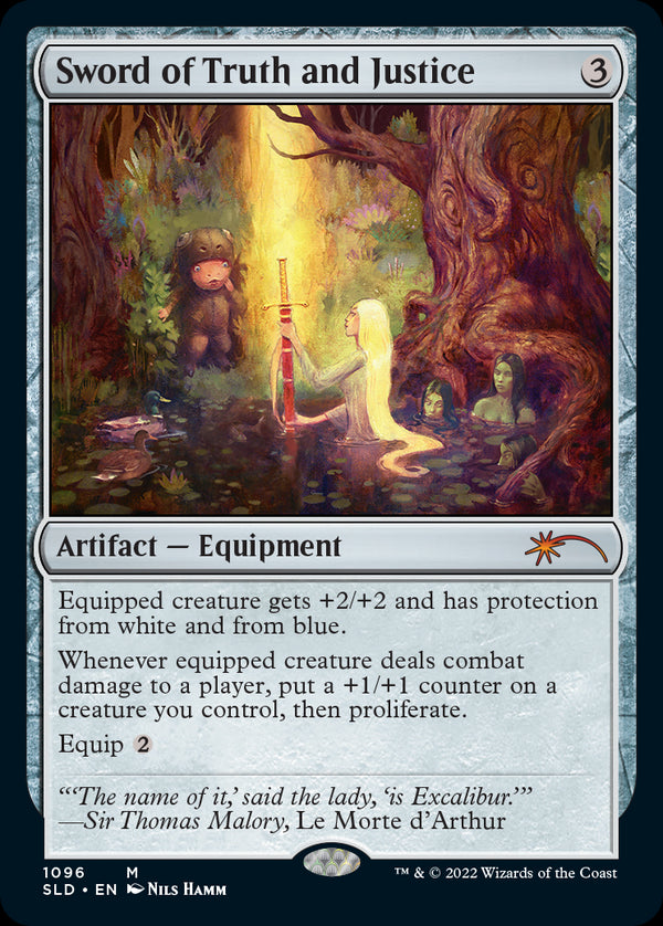 【Foil】(SLD-MA)Sword of Truth and Justice/真理と正義の剣【No.1096】【英語】