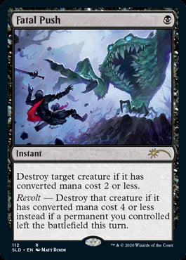 【Foil】(SLD-RB)Fatal Push/致命的な一押し【英語】