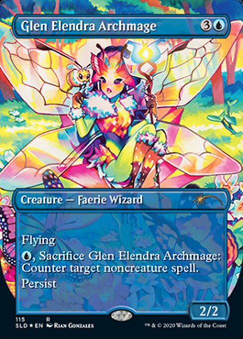 【Foil】(SLD-RU)Glen Elendra Archmage/エレンドラ谷の大魔導師【英語】