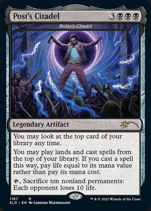 【Foil】(SLD-RB)Bolas's Citadel/ボーラスの城塞【No.1187】【英語】