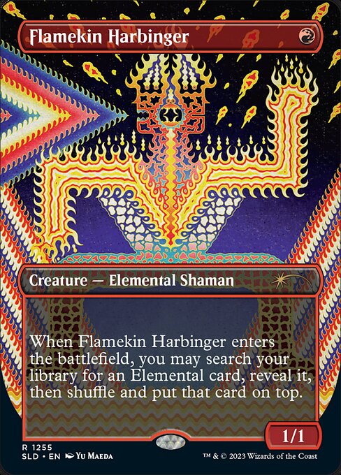 【Foil】(SLD-RR)Flamekin Harbinger/炎族の先触れ【No.1255】【英語】
