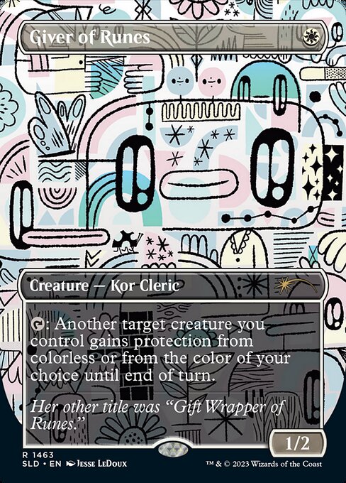 【Foil】(SLD-RW)Giver of Runes/ルーンの与え手【No.1463】【英語】