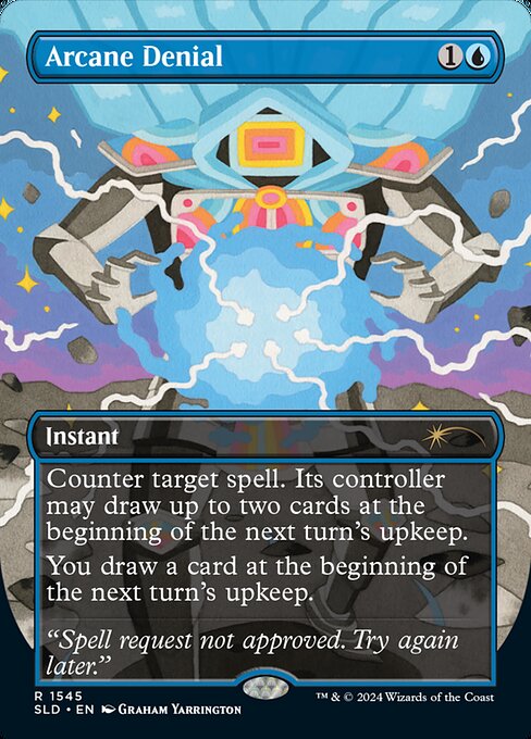 【Foil】(SLD-RU)Arcane Denial/秘儀の否定【No.1545】【英語】