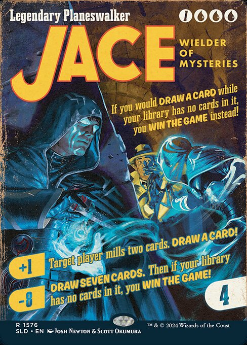 【Foil】(SLD-RU)Jace, Wielder of Mysteries/神秘を操る者、ジェイス【No.1576】【英語】