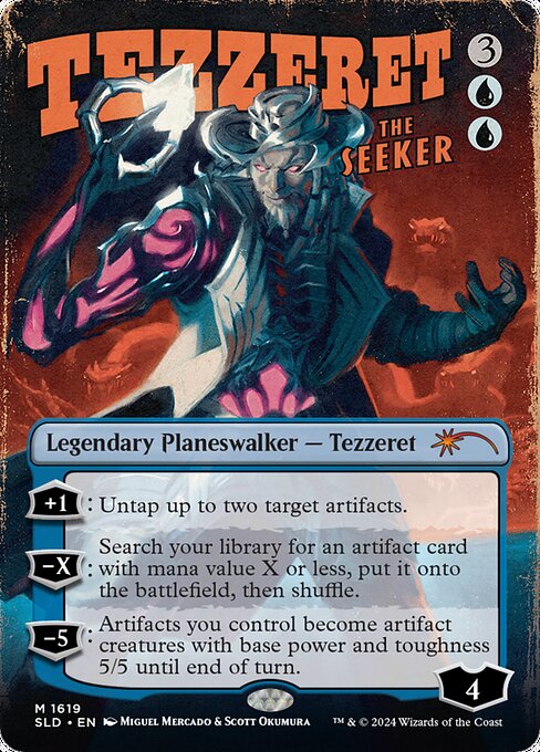 【Foil】(SLD-MU)Tezzeret the Seeker/求道者テゼレット【No.1619】【英語】