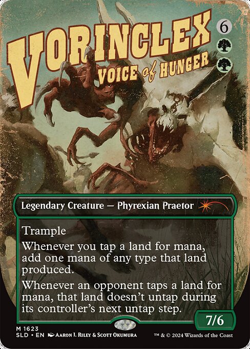 【Foil】(SLD-MG)Vorinclex, Voice of Hunger/飢餓の声、ヴォリンクレックス【No.1623】【英語】
