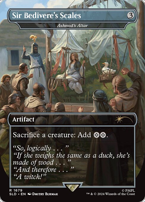 【Foil】(SLD-RA)『Sir Bedivere's Scales』Ashnod's Altar/アシュノッドの供犠台【No.1679】【英語】