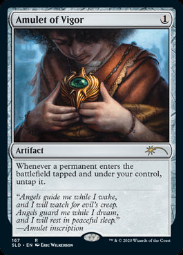 【Foil】(SLD-RA)Amulet of Vigor/精力の護符【英語】