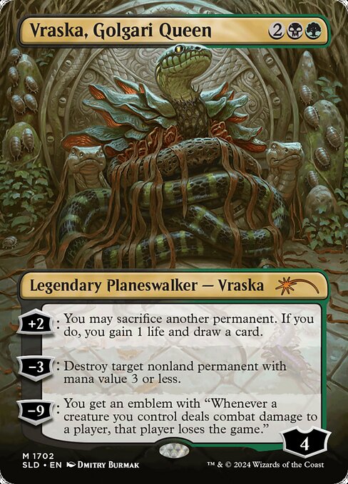 【Foil】(SLD-MM)Vraska, Golgari Queen/ゴルガリの女王、ヴラスカ【No.1702】【英語】