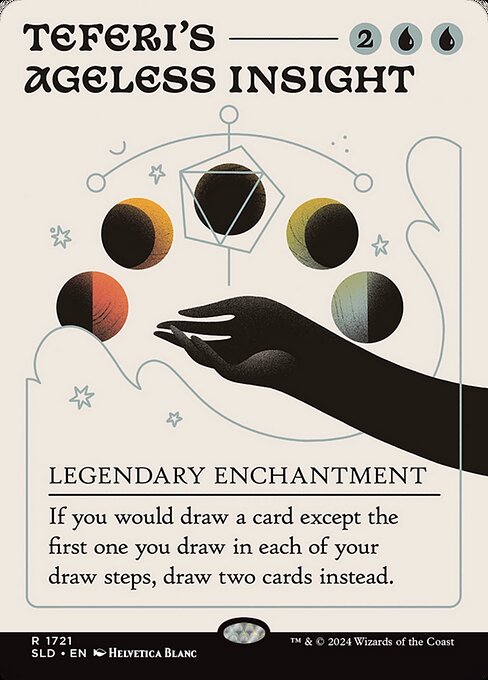 (SLD-RU)Teferi's Ageless Insight/テフェリーの永遠の洞察【No.1721】【英語】
