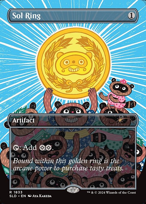 【Foil】(SLD-RA)Sol Ring/太陽の指輪【No.1833】【英語】