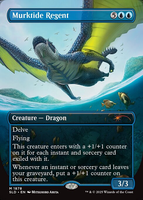 (SLD-MU)Murktide Regent/濁浪の執政【No.1878】【英語】